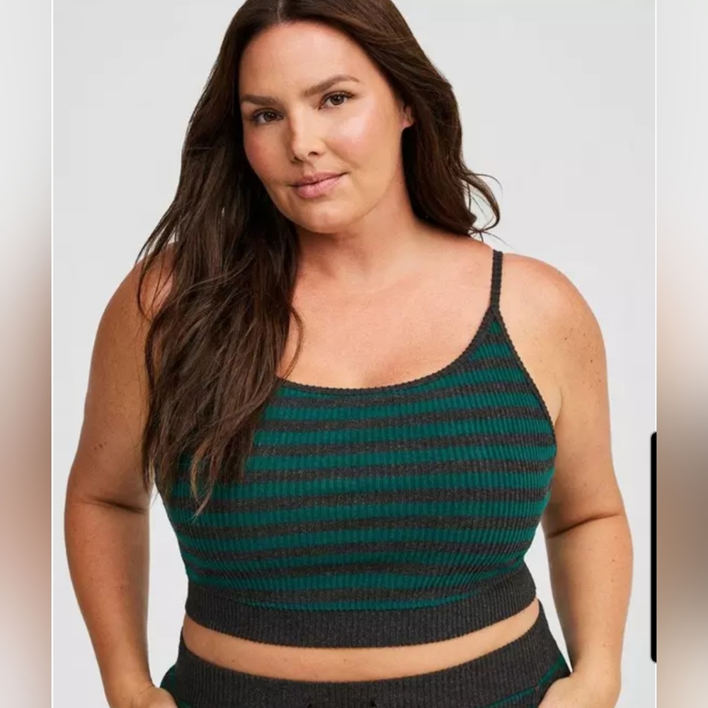 Heavy Hacci Rib Crop Lounge Cami